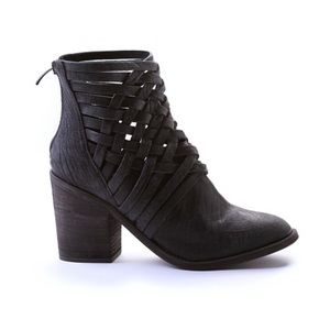 Free People Carrera Heel Boot Black